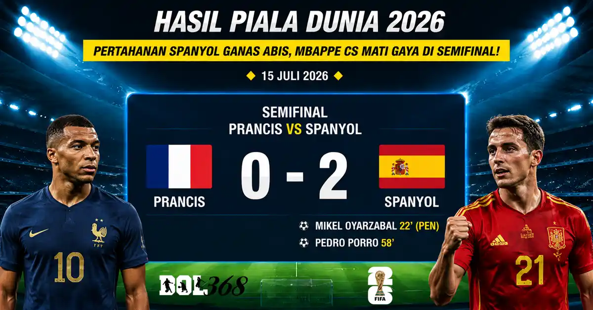 hasil pertandingan semifinal piala dunia 2026